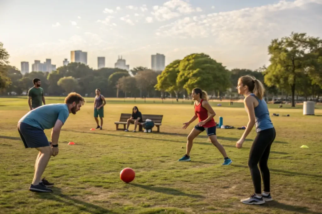 Нетипичные командные виды спорта на открытом воздухе: от кикбола до альтимата Нетипичные командные виды спорта на открытом воздухе: от кикбола до альтимата