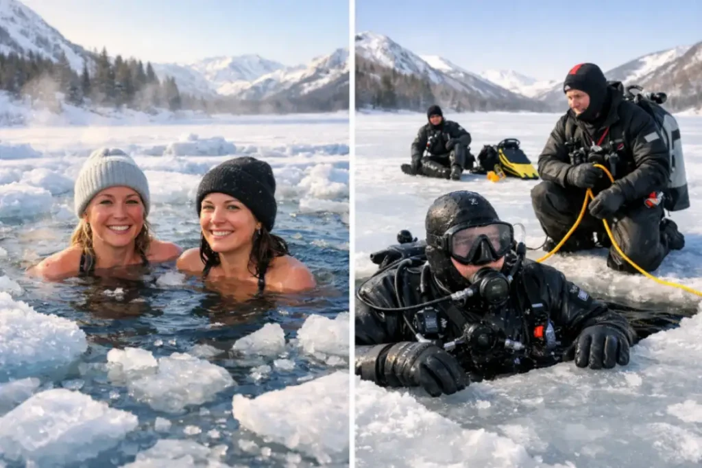 Холодное плавание и айс-дайвинг: тренд на антиэйдж и иммунитет